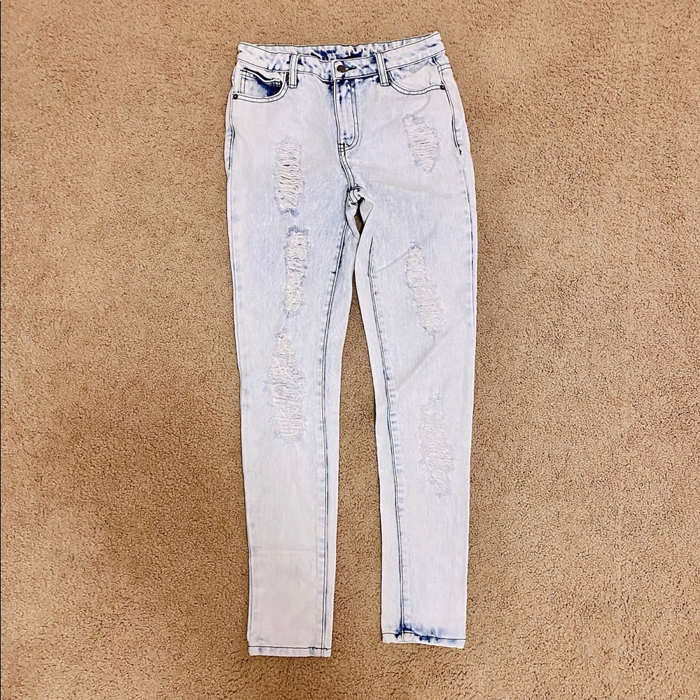 French Connection Ripped Denim Jeans
